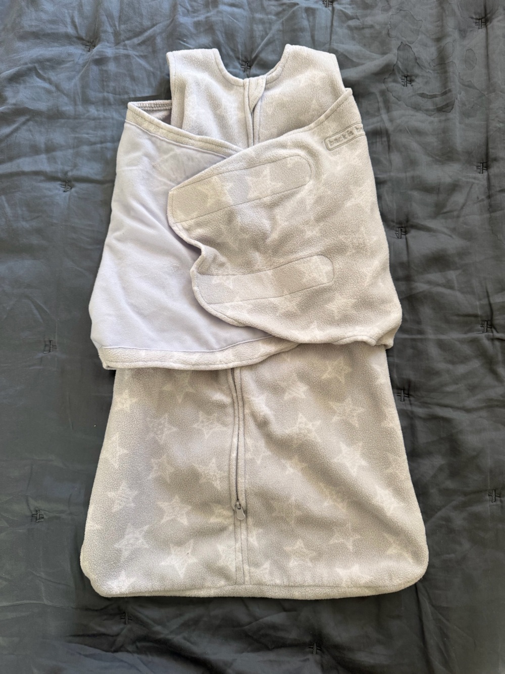 Halo Two-Tone Gray & Cream Sleep Sack